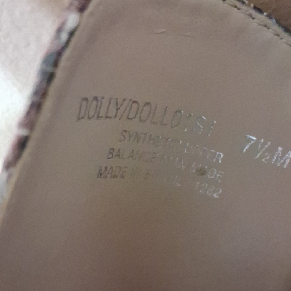 Steve Madden DOLLY/DOLL01S1. Multicolor Snakeskin Heels. 7 1/2M. Made In Brazil. - Picture 7 of 14